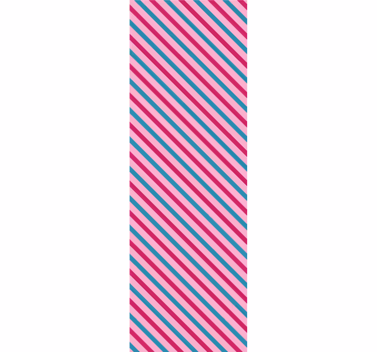 Tapeta poziomy wzór ukośne paski - TenStickers