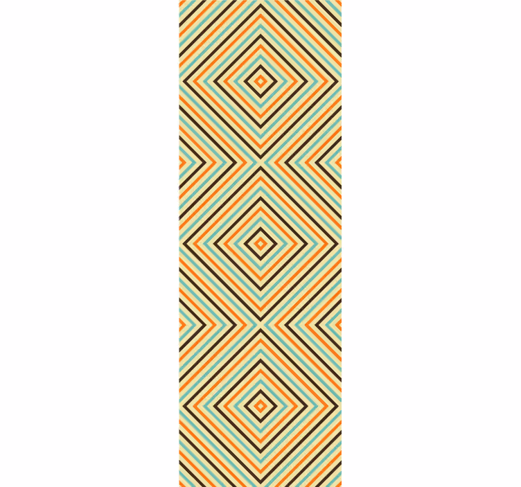 Tapeta geometrczyna geometryczny romb - TenStickers