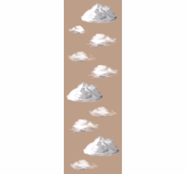 Tapeta natura wzór pochmurnego nieba - TenStickers
