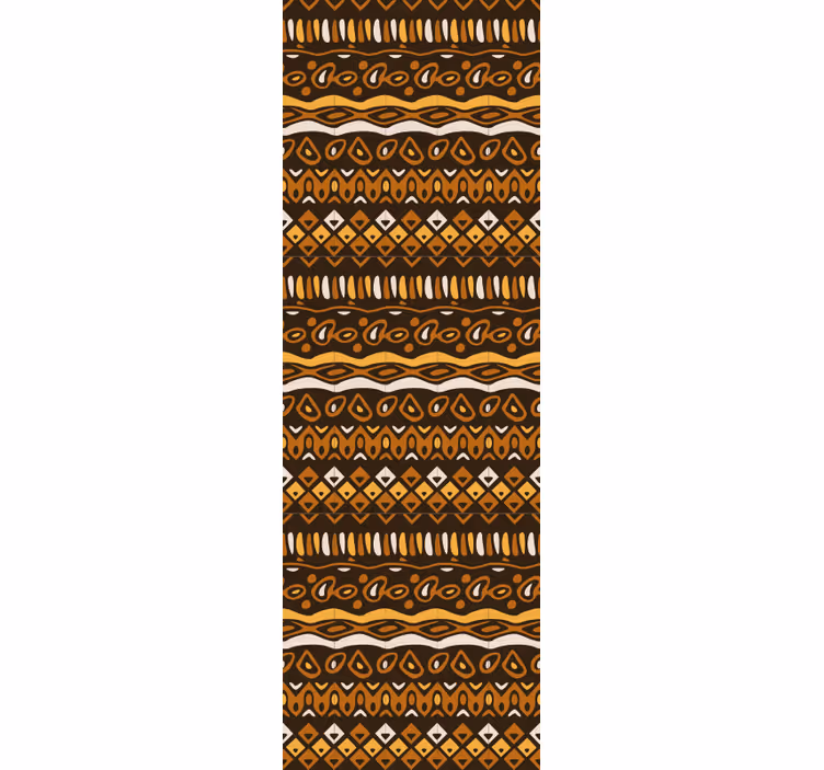 Tapeta ornament wzór plemienny - TenStickers