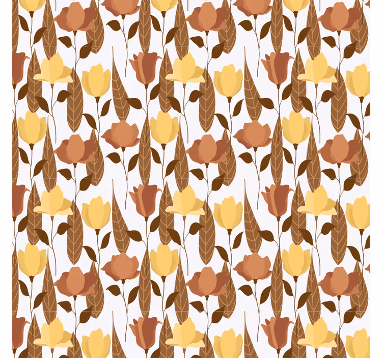 Tapeta kwiaty wystawa kompozycji kwiatowych - TenStickers