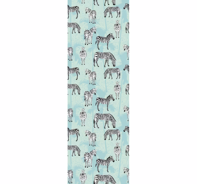 Tapeta zebra wzory zebry - TenStickers
