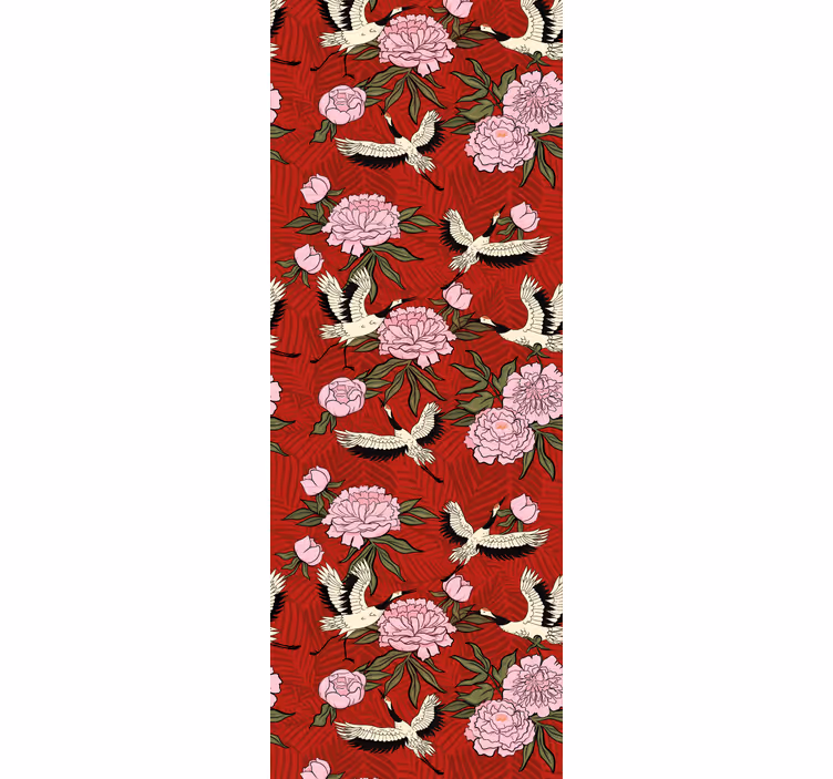 Tapeta ornament kwiatowy motyw ozdobny - TenStickers