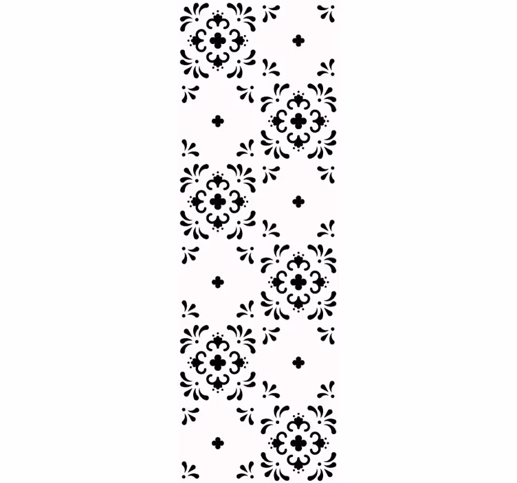 Tapeta kwiaty ozdoba kwiatowa - TenStickers