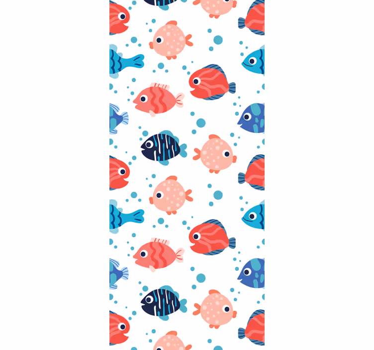 Tapeta ryby wodna zabawa - TenStickers