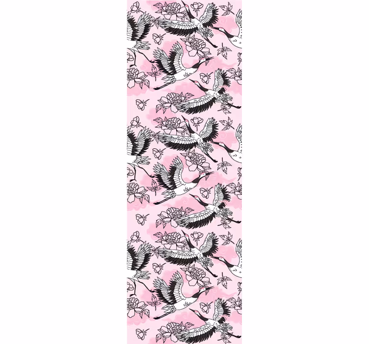 Tapeta zwierzęta wzór lotu motyla - TenStickers
