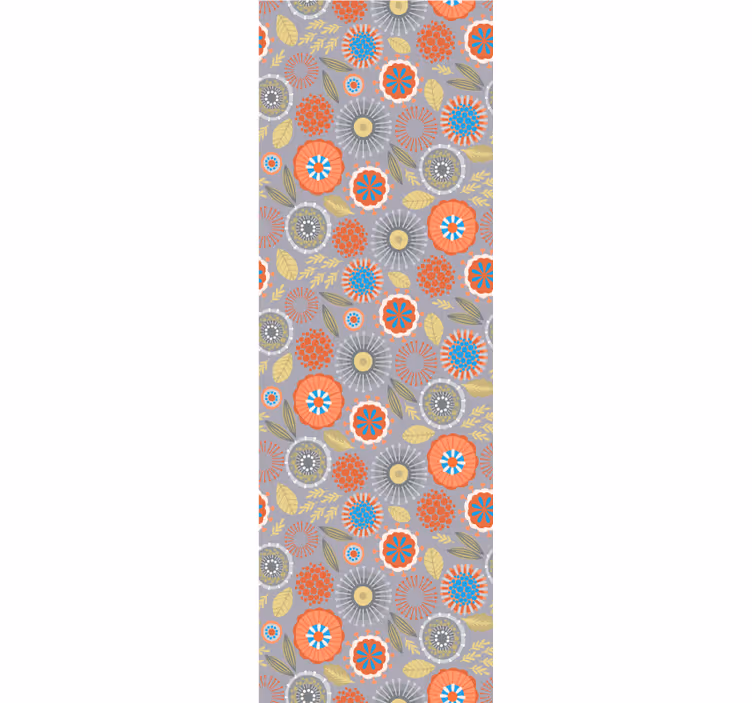 Tapeta kwiaty wybuch kwiatowy - TenStickers