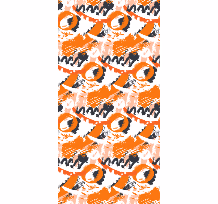 Tapeta miasto miejskie motywy abstrakcyjne - TenStickers