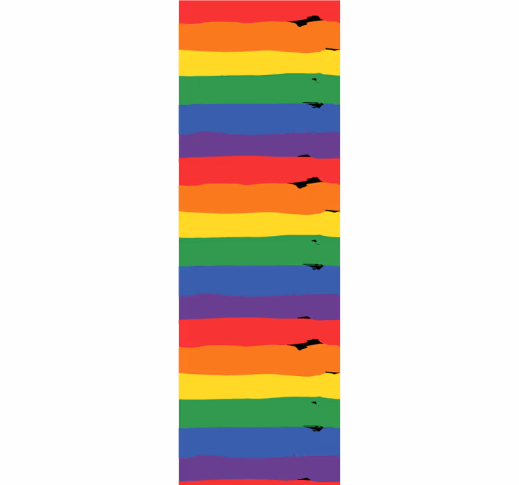 Tapeta w paski tęczowe paski tła - TenStickers