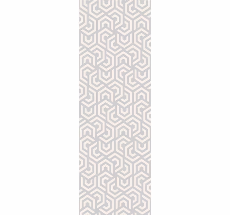 Tapeta geometrczyna wzór labiryntu - TenStickers