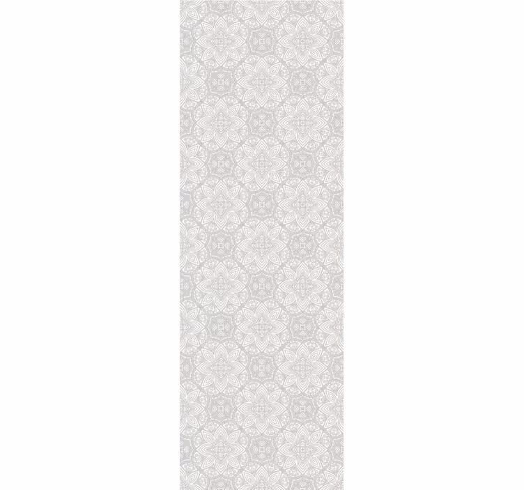 Tapeta ornament misterne motywy kwiatowe - TenStickers