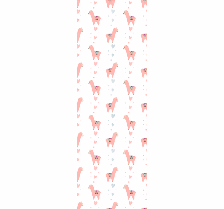 Tapeta zwierzęta zabawny motyw lamy - TenStickers