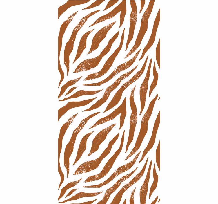 Tapeta zebra w wyrazisty wzór zwierzęcy - TenStickers