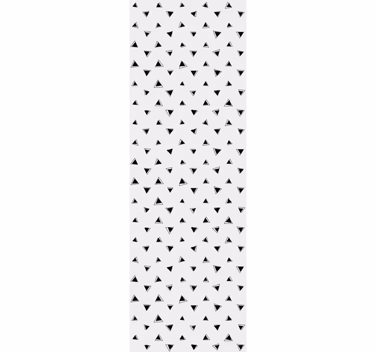 Tapeta geometrczyna motyw czarno-biały - TenStickers