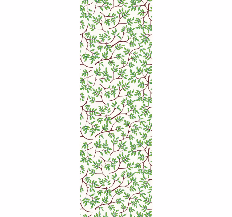 Tapeta liście gałęzie botaniczne - TenStickers