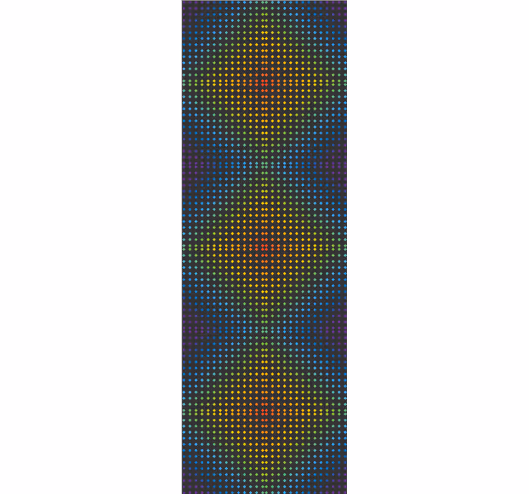 Tapeta abstrakcja geometryczna matryca punktowa - TenStickers
