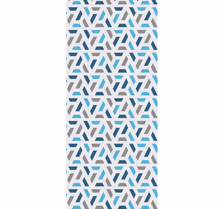 Tapeta geometrczyna abstrakcyjne wzory łączące się ze sobą - TenStickers