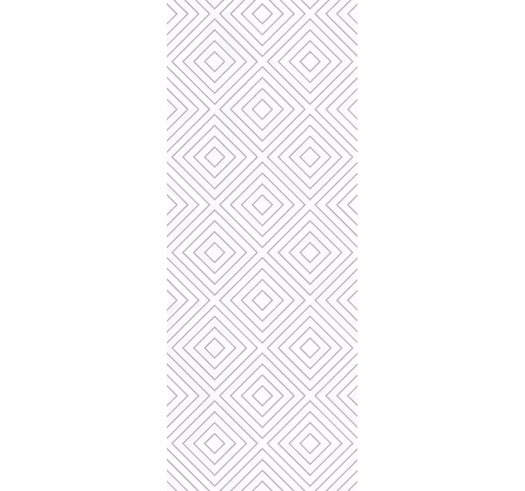 Tapeta geometrczyna geometryczny kształt diamentu - TenStickers