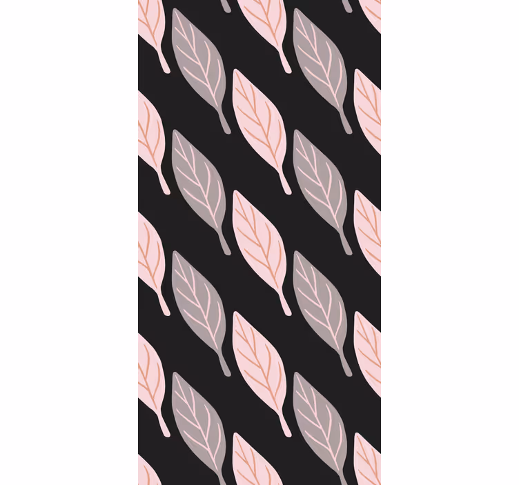 Tapeta liście elegancki wzór liści - TenStickers