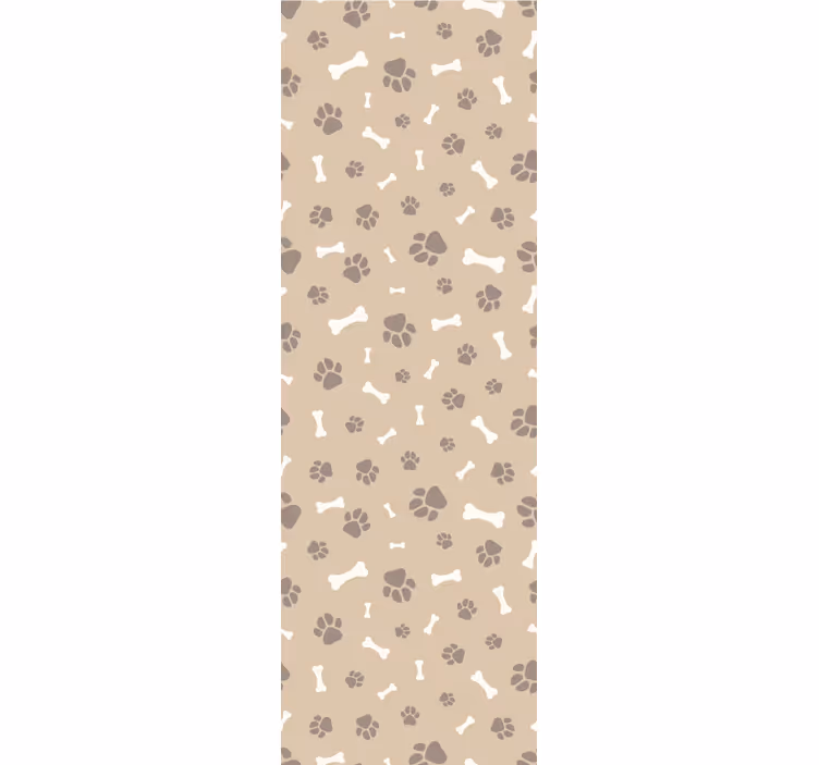 Tapeta pies psie sylwetki - TenStickers