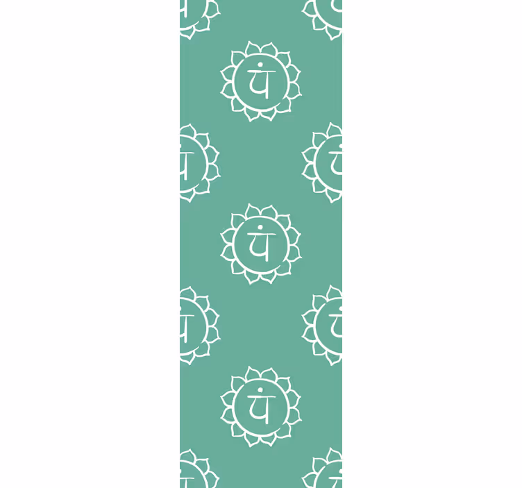 Tapeta ornament mandala słoneczna - TenStickers