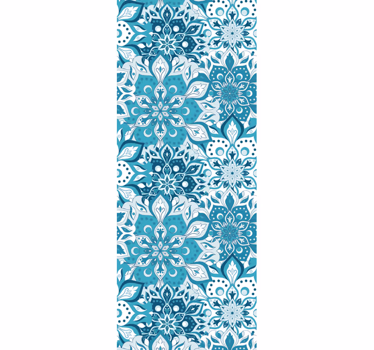 Tapeta ornament kwiatowy wzór mandali - TenStickers