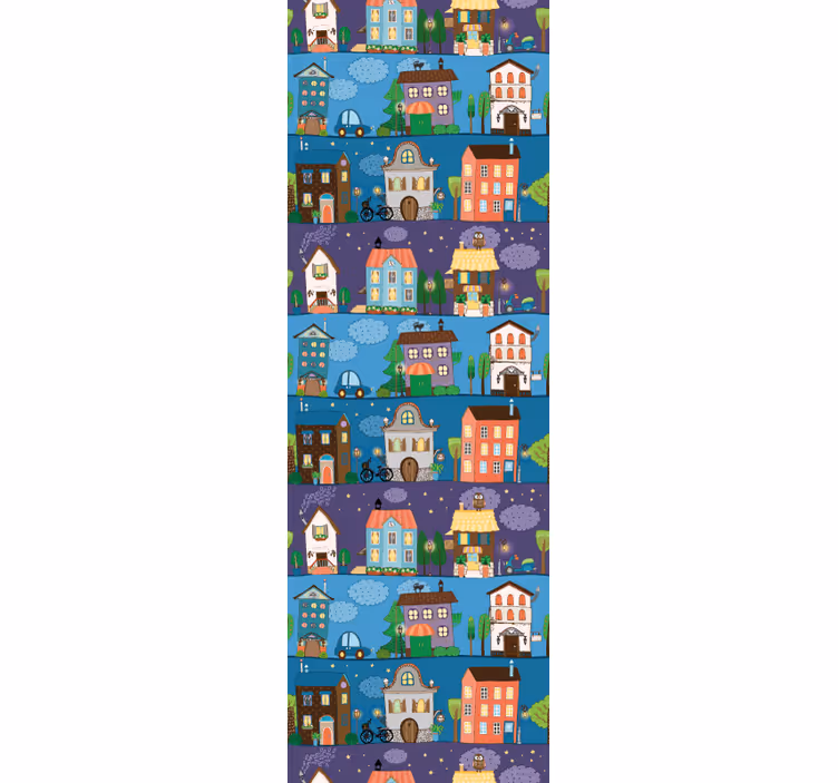 Tapeta miasto opowieść miejska - TenStickers
