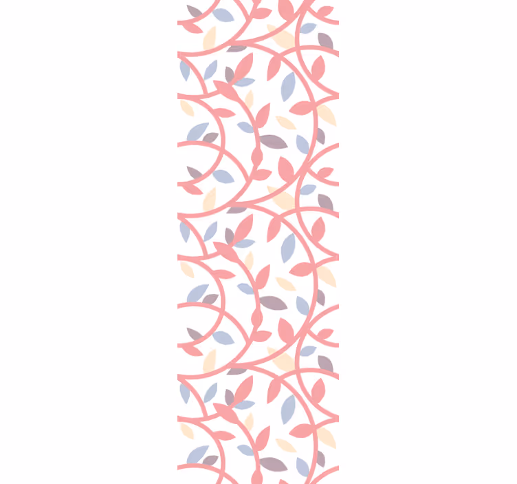 Tapeta ornament splecione winorośle - TenStickers