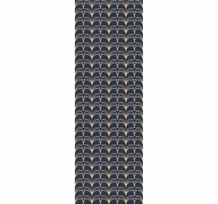 Tapeta geometrczyna łuki w stylu art déco - TenStickers