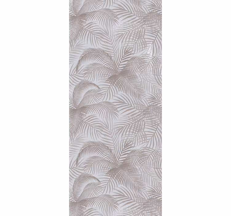 Tapeta natura eleganckie wzory liści - TenStickers