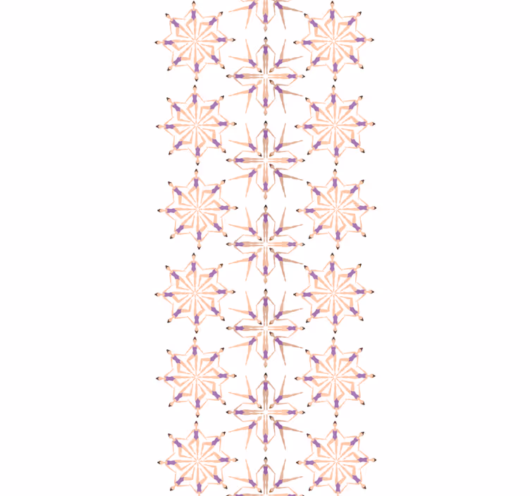 Tapeta geometrczyna geometryczny wybuch gwiazdy - TenStickers