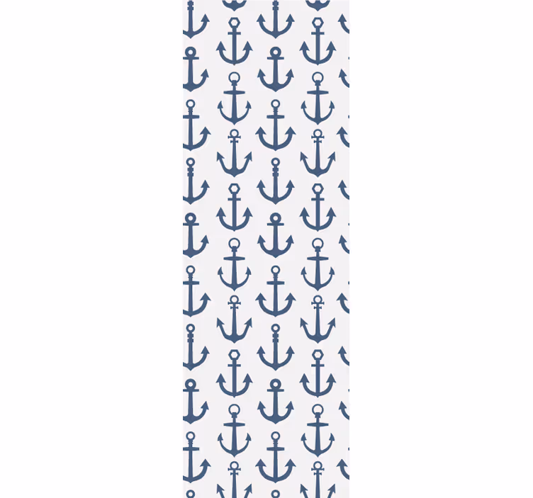 Tapeta na wymiar projekt wzoru kotwicy - TenStickers