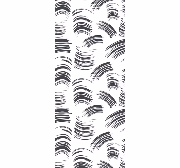 Tapeta 3D dynamiczne pociągnięcia pędzlem - TenStickers