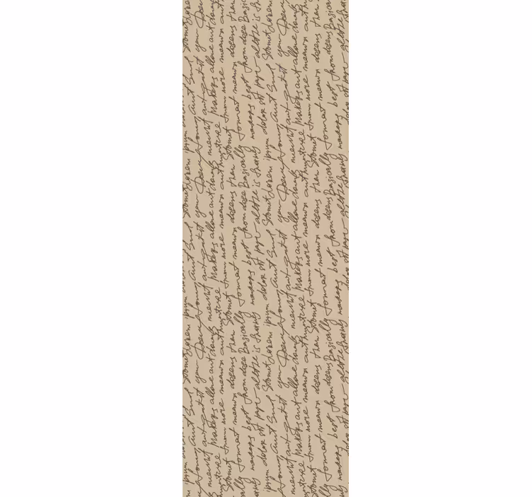 Tapeta z napisami eleganckie pisanie scenariuszy - TenStickers