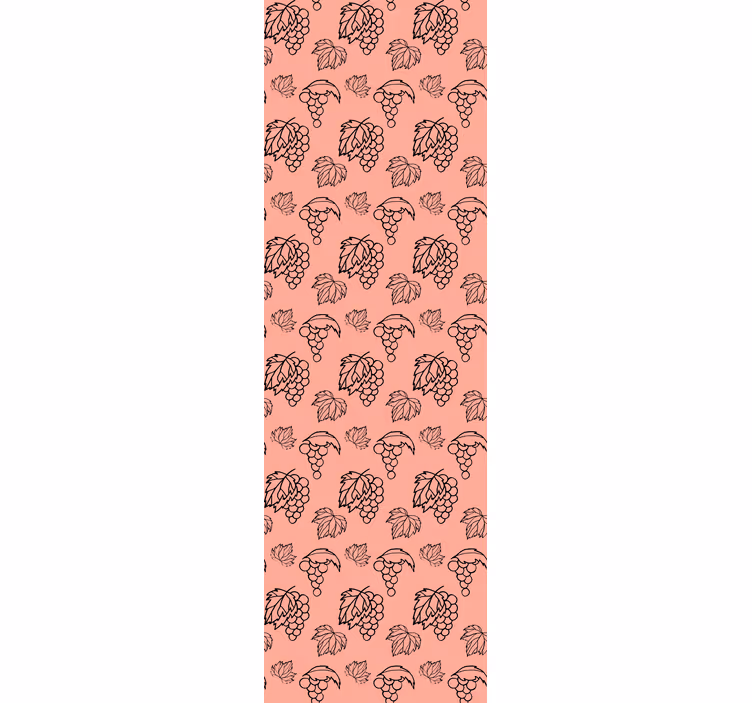 Tapeta do kuchni wzór winorośli - TenStickers
