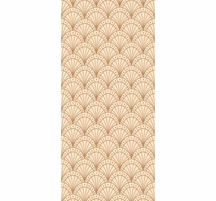 Tapeta do biura elegancki motyw wachlarza - TenStickers