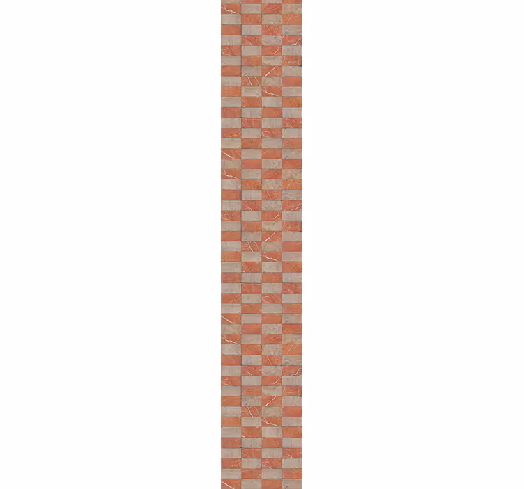 Tapeta do kuchni geometryczne beżowe płytki - TenStickers