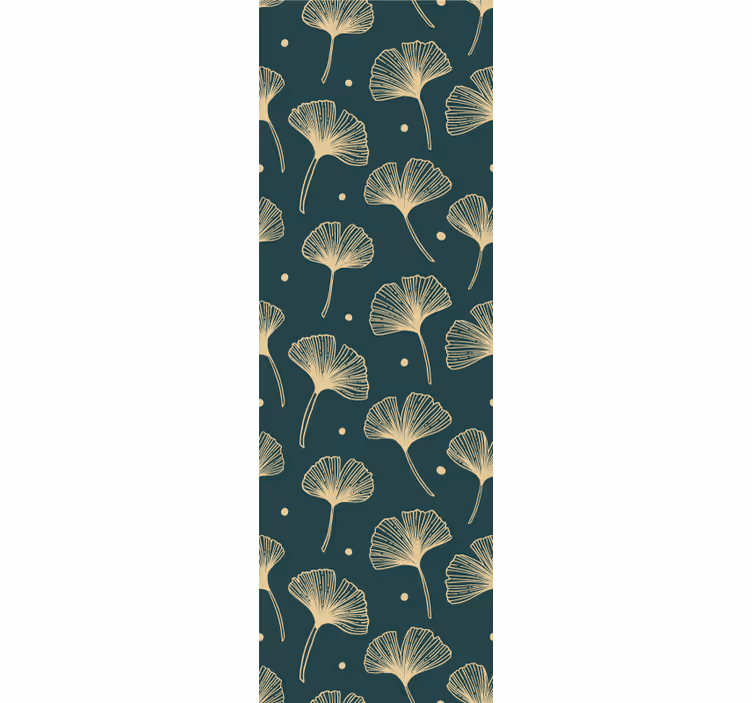 Tapeta liście elegancki wyświetlacz liści - TenStickers