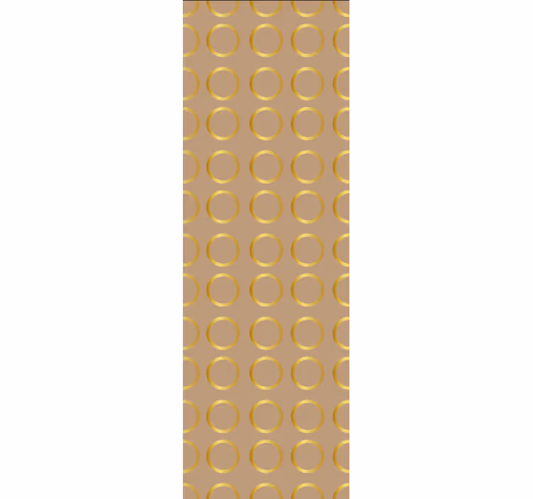 Tapeta kółka i kropki w elegancki wzór okręgów - TenStickers