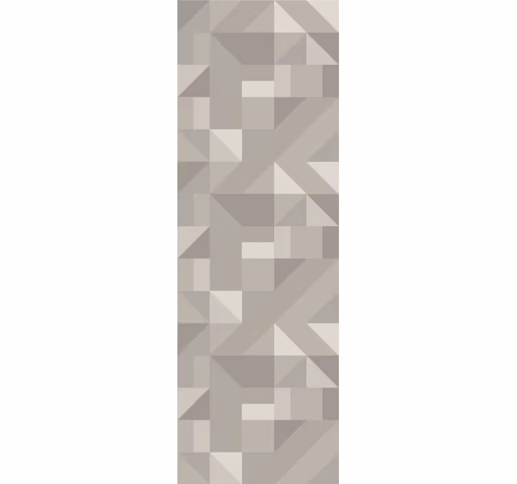 Tapeta geometrczyna neutralne odcienie beżu - TenStickers