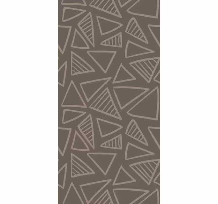 Tapeta geometrczyna stylowy wzór trójkąta - TenStickers