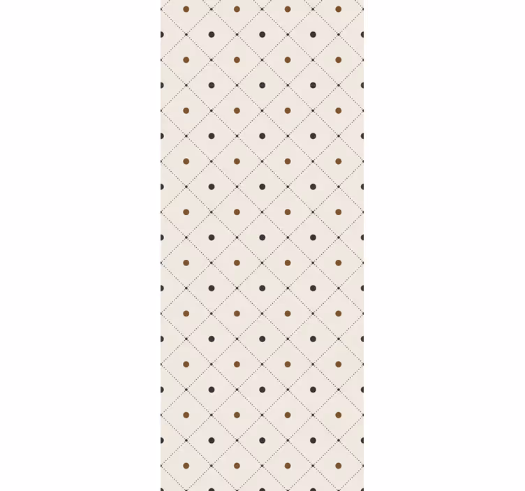 Tapeta kółka i i kropki elegancki motyw kwadratowy - TenStickers