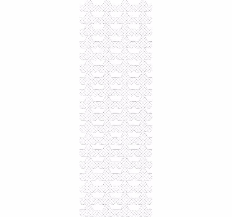 Tapeta dla dzieci wzór łódek papierowych - TenStickers