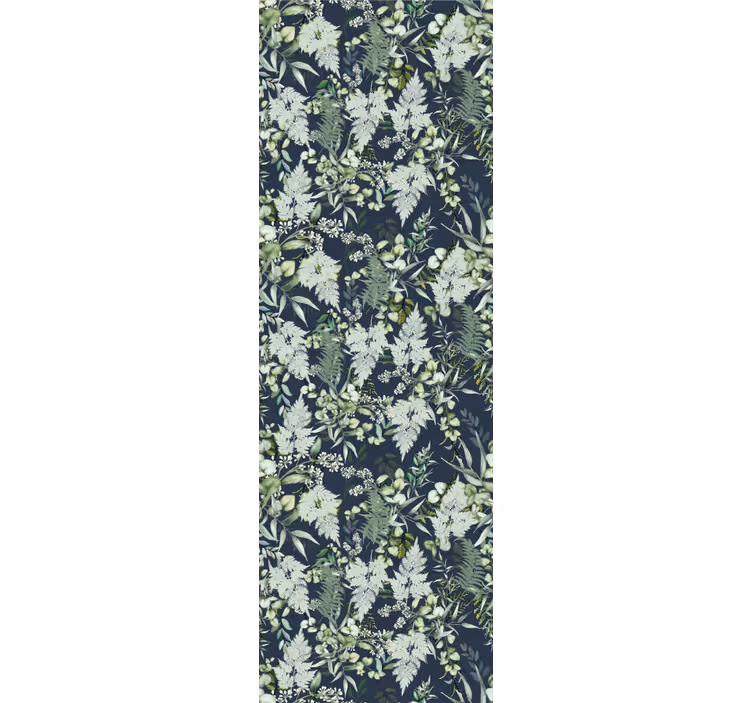 Tapeta natura elegancki wzór zieleni - TenStickers
