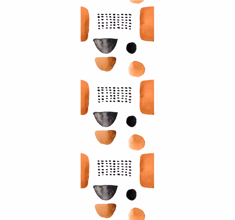 Tapeta geometrczyna nowoczesne wzory kształtów - TenStickers