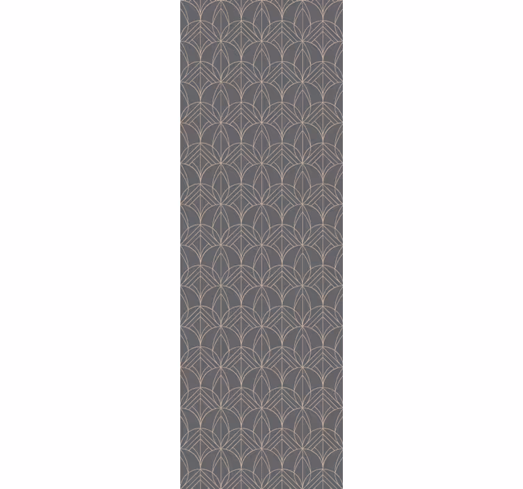 Tapeta do salonu szary elegancki wzór - TenStickers