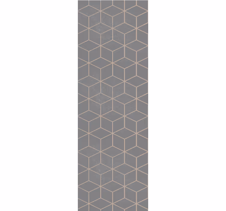 Tapeta geometrczyna struktura sześcienna - TenStickers