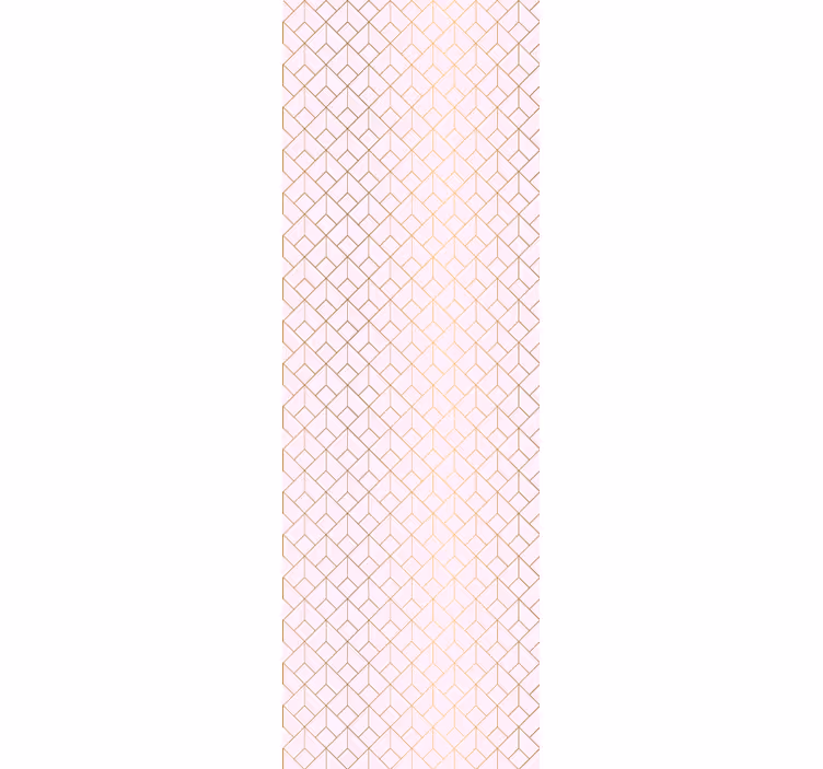Tapeta geometrczyna elegancka organizacja kształtu - TenStickers
