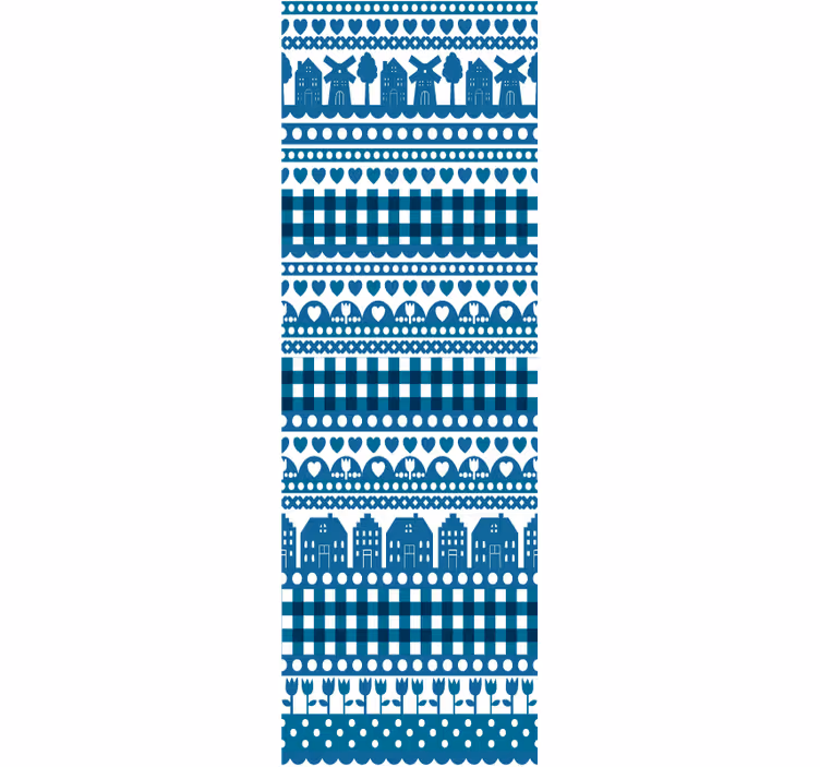 Tapeta miasta Delikatny niebieski - TenStickers
