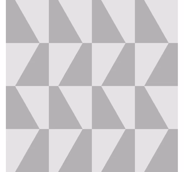 Tapety geometryczne szary trapez - TenStickers